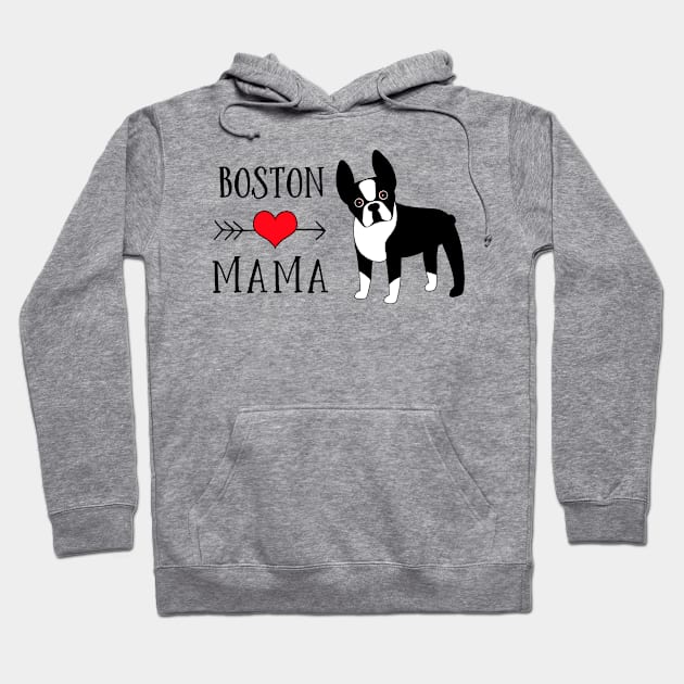 Boston Terrier Mama Hoodie by AntiqueImages